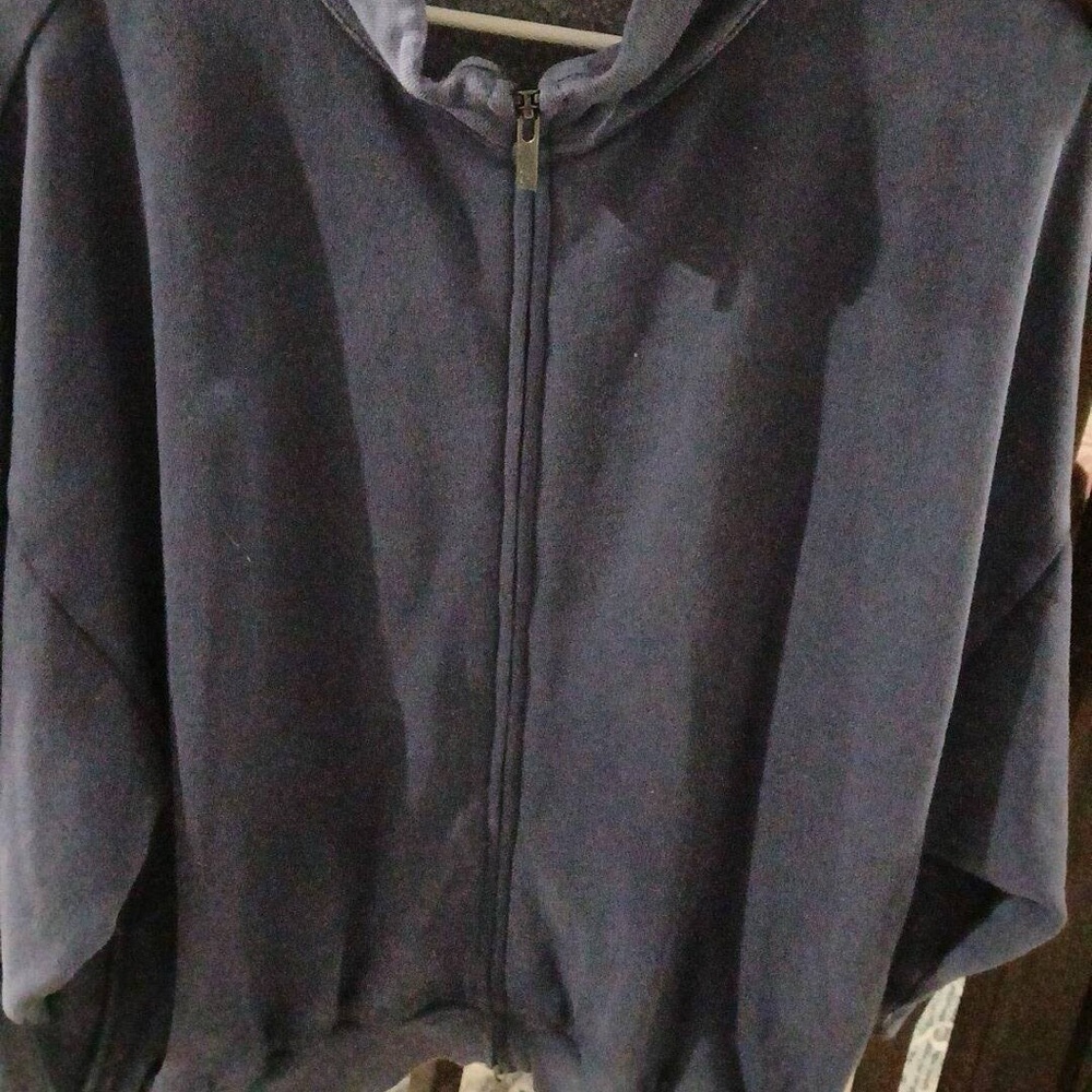 PINK Victoria's Secret Dark Blue Full-Zip Hoodie